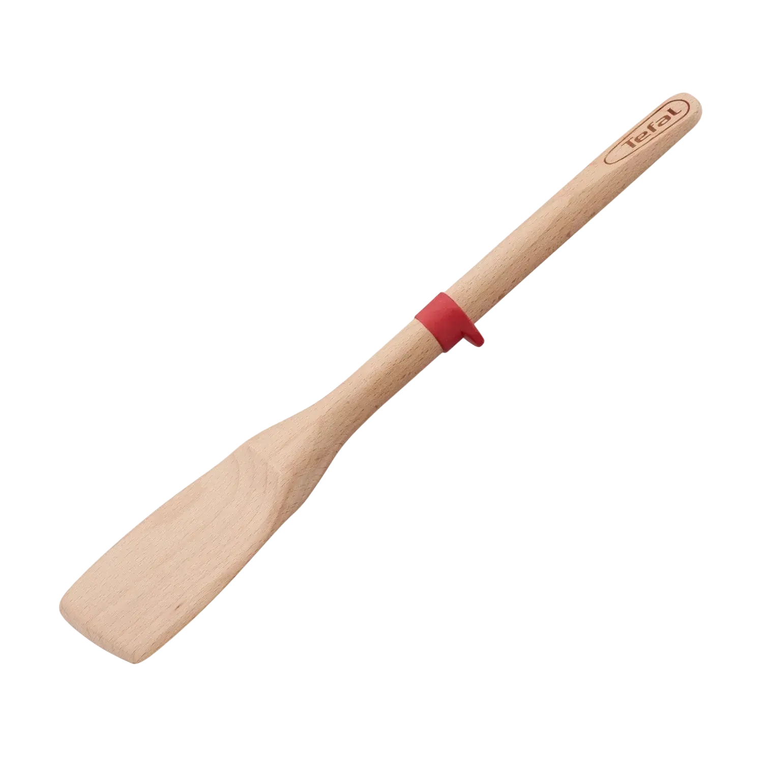 کفگیر چوبی تفال سری اینجینیو مدل K2300814 اصل با رینگ سیلیکونی قرمز