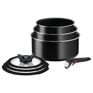 سرویس قابلمه ۷ پارچه تفال سری اینجنیو مدل L1599602 با دسته متحرک اصل فرانسه