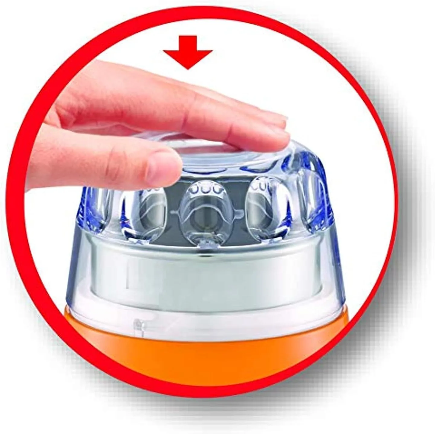 نحوه کارکرد فشاری درپوش آسیاب مولینکس مدل AR110O27