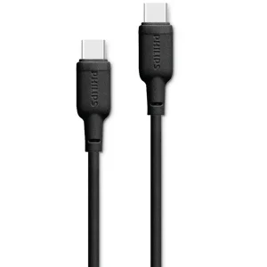 کابل USB-C به USB-C فیلیپس مدل DLC6541CW مشکی اصل