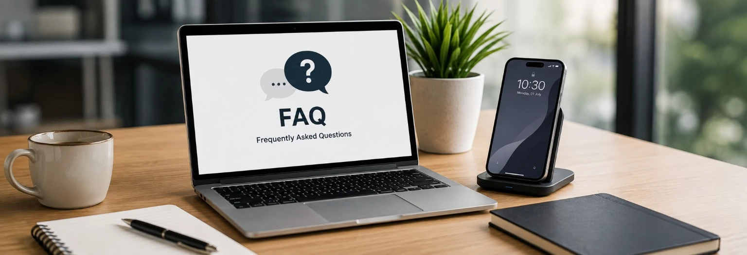 بنر صفحه سوالات متداول FAQ فروشگاه اینترنتی زی